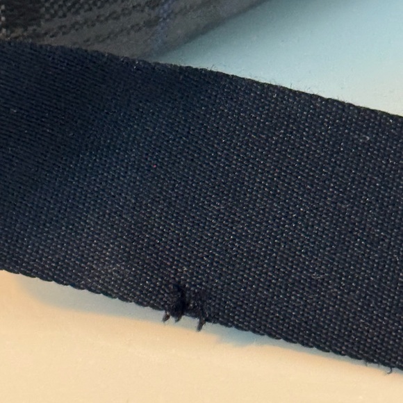 Coach Black and Gray Plaid Laptop Briefcase - Picture 5 of 10